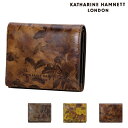 【全品10倍｜期間限定】キャサリンハムネット ロンドン 二つ折り財布 パンジー KHP-572 KATHARINE HAMNETT LONDON 牛革 レディース[母の日]