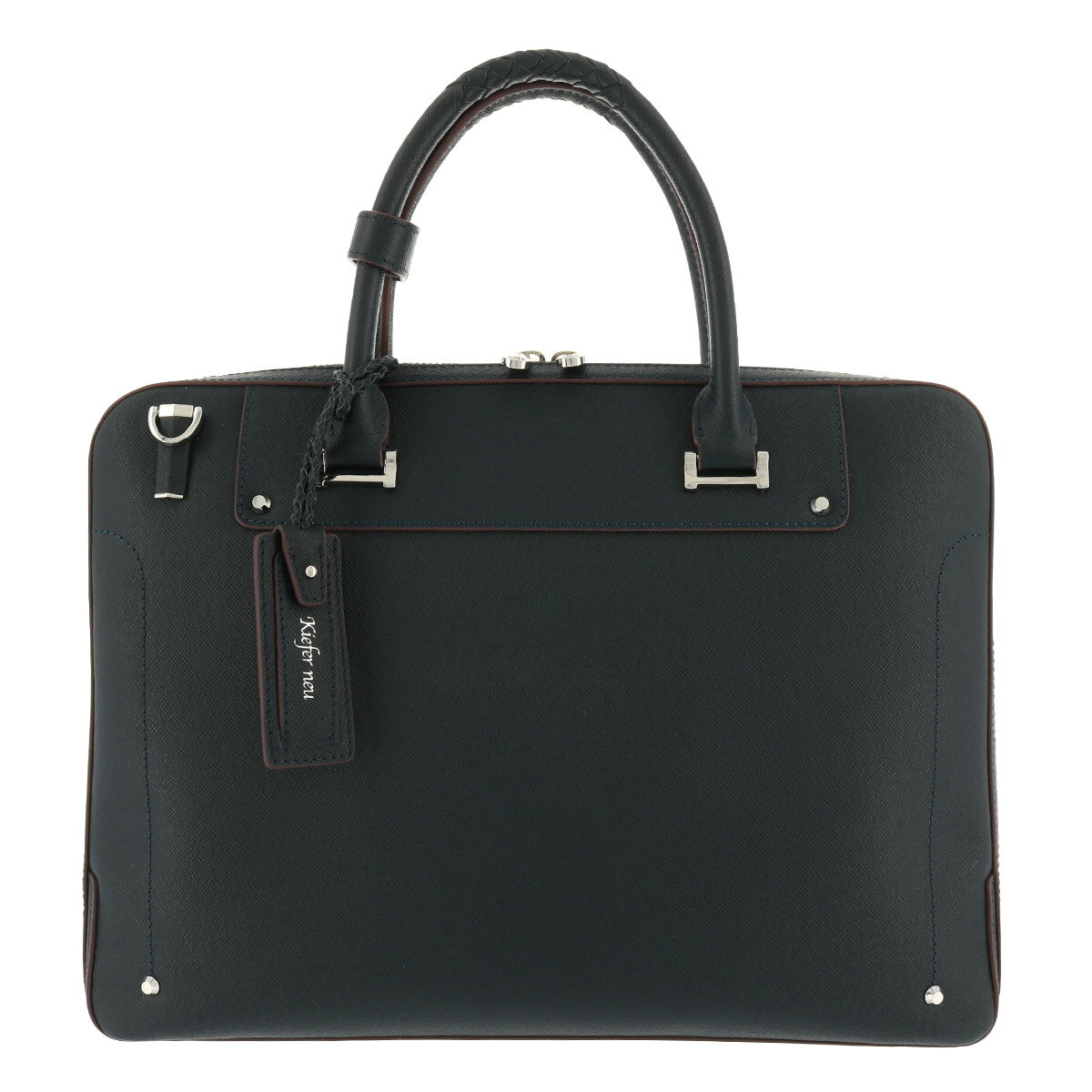 キーファーノイ ブリーフケース ソッティーレ メンズ KFN8000S Kiefer neu | レザー ラウンドファスナー 2WAY ビジネスバッグ ショルダーバッグ 牛革 A4[PO10][bef]