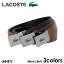 【全品10倍｜4/14 20時～期間限定】ラコステ LACOSTE ベルト LB84875 レザー メンズ [PO10]