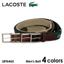 LACOSTE ベルト メンズ 【全品10倍｜期間限定】ラコステ LACOSTE ベルト LB96465 メンズ レザー [PO10]