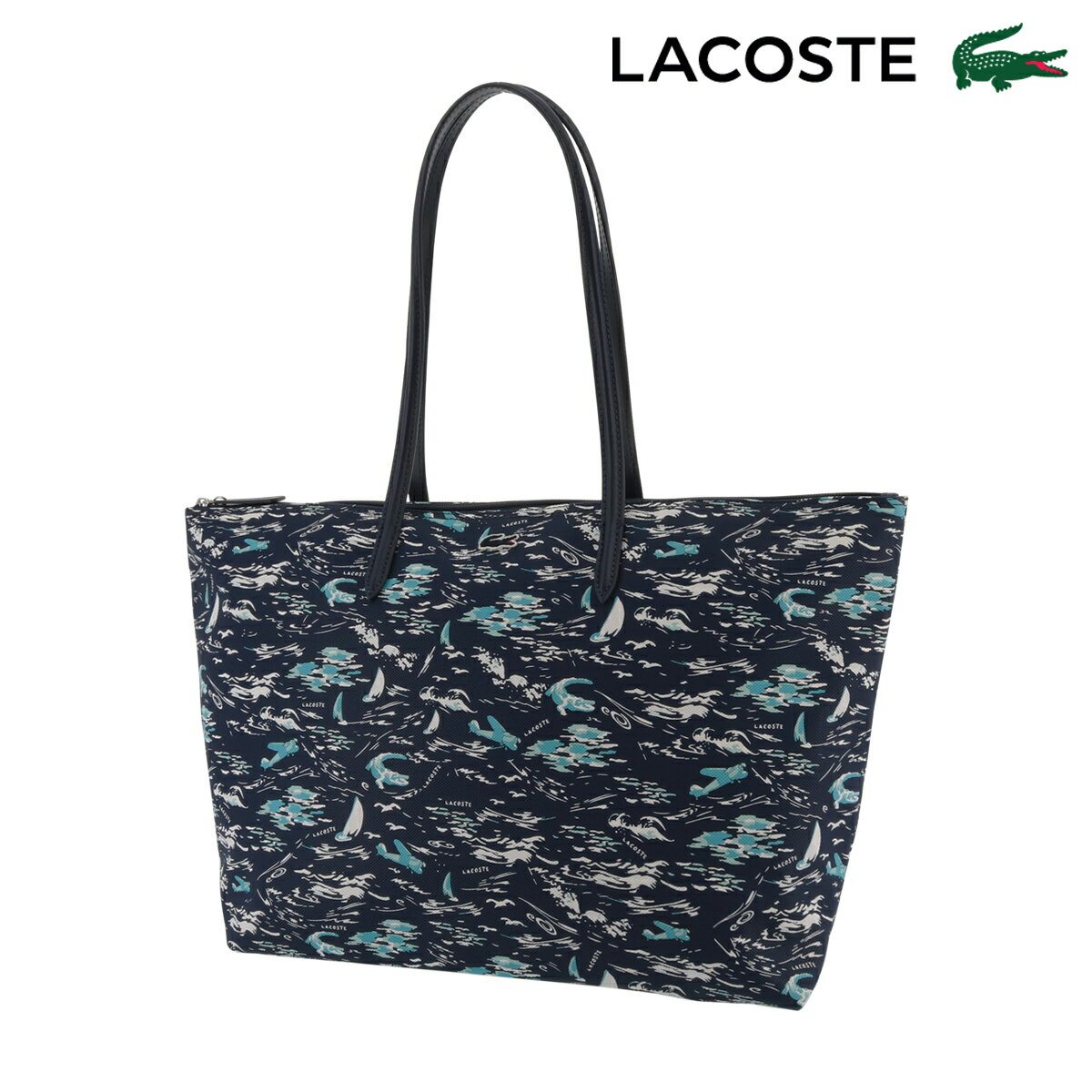 ラコステ トートバッグ L.12.12 CONCEPT FANTAISIE レディース NF2798C LACOSTE | ファスナー付き [PO10][bef][即日発送]