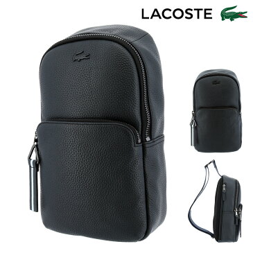 ラコステ ボディバッグ ALTITUDE メンズ NH2924N LACOSTE | 牛革 グレインレザー シボ シンプル カジュアル[PO10][bef][即日発送]