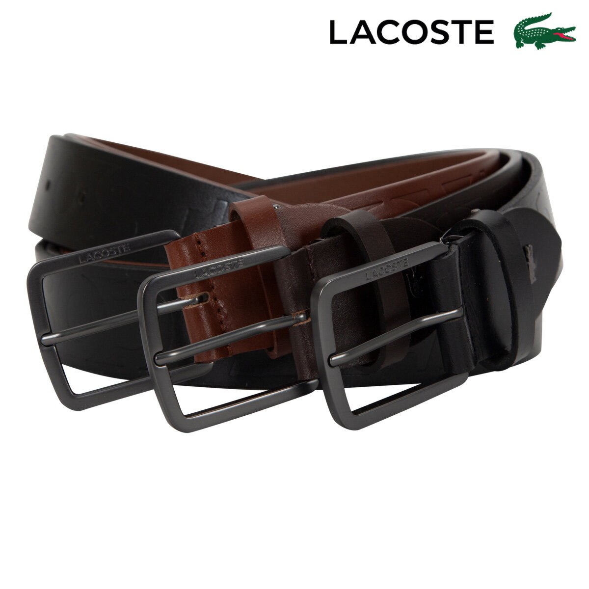 ラコステ ベルト 日本製 メンズ LB619