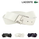 ラコステ ベルト 本革 メンズ LB67211 LACOSTE 牛革 レザー 日本製 カジュアル ビジネス