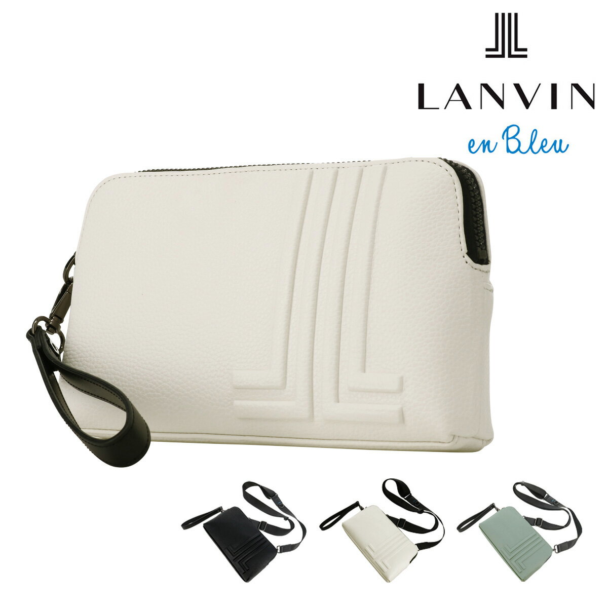 ���Х󥪥�֥롼 ����å��Хå� ���������Хå� 2way ��� 512121 Timbre ����֥� LANVIN en Bleu ����ѥ��� ���� ��...