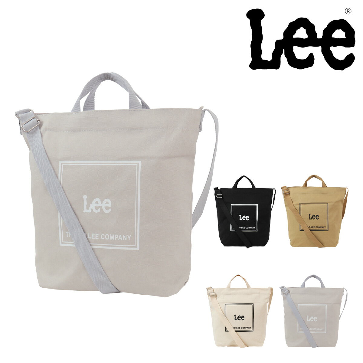 Lee ショルダーバッグ 2WAY キャンバス メンズ レディース 320-1351 elf リー トートバッグ