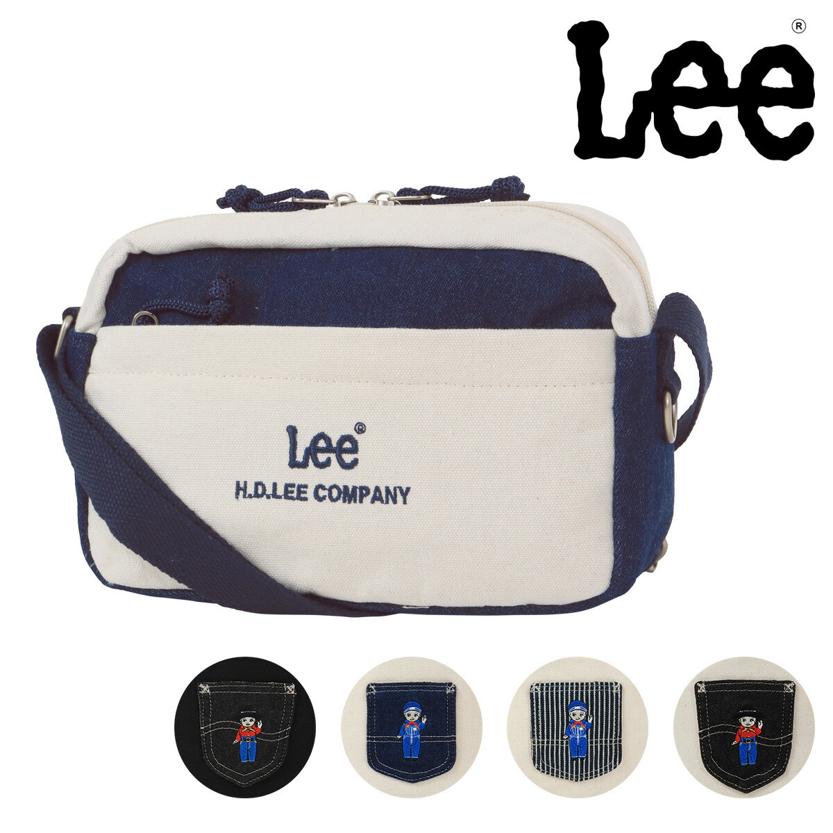 Lee ショルダーバッグ キャンバス デニム バディー Buddy レディース メンズ 320-1401 リー ミニショルダー ポシェット 横型