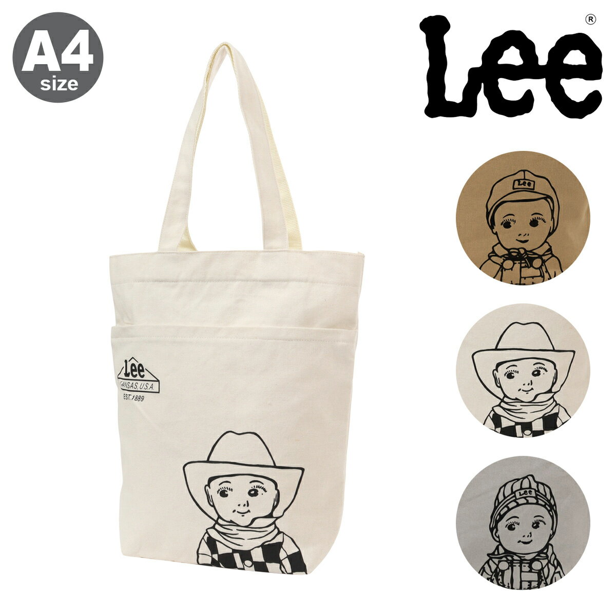 Lee トートバッグ A4 キャンバス バディーリー レディース メンズ 320-1430 Buddy II