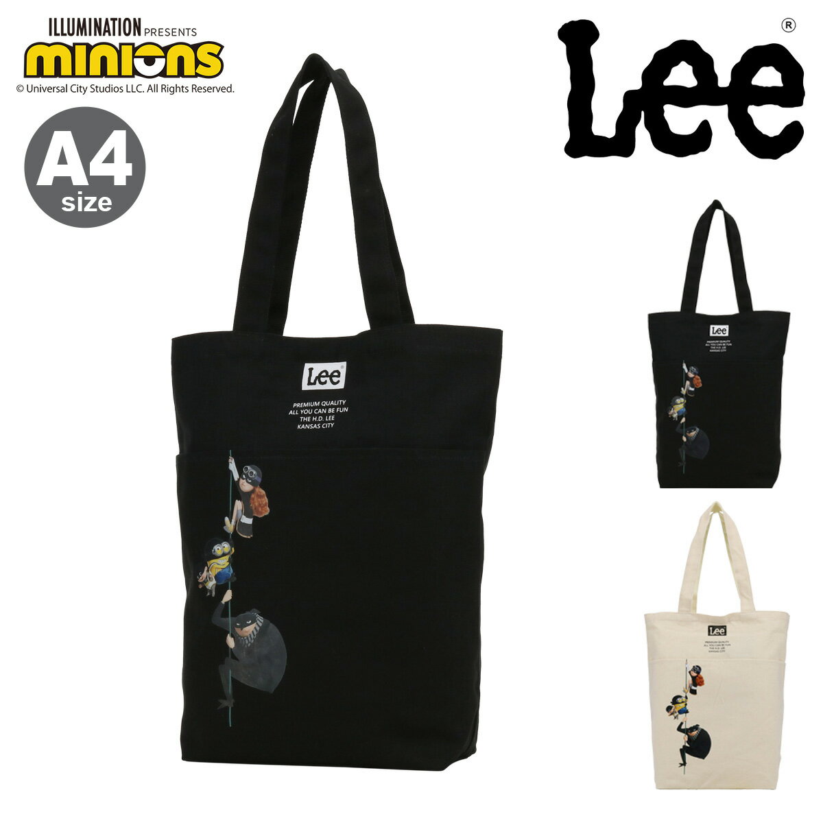Rakuten - Lee ミニオン A4 トートバッグ メンズ レディース 320-30041 MINIONS リー[即日発送]