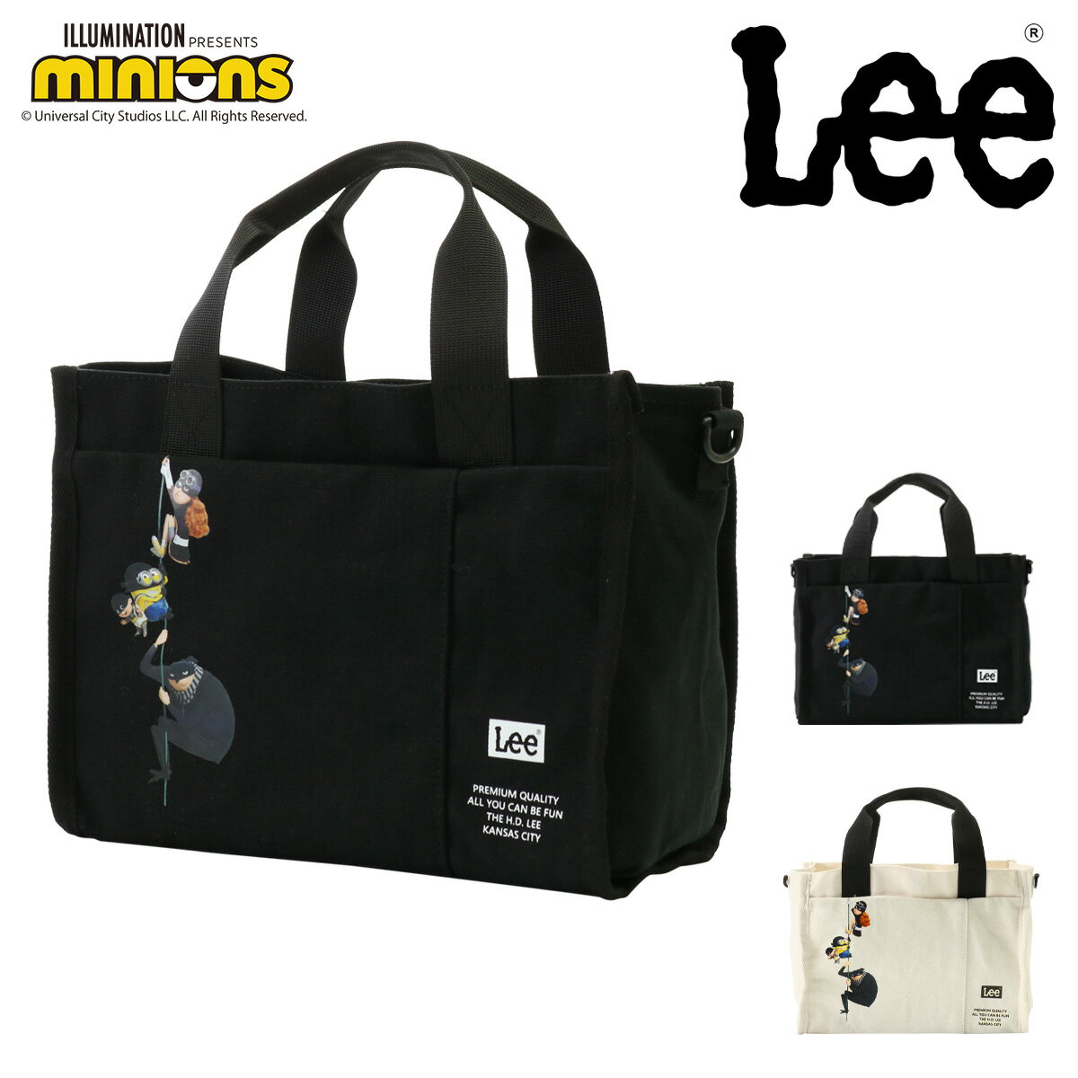 Lee ミニオン ショルダーバッグ 2WAY メンズ レディース 320-30042 MINIONS リー ミニトート トートバッグ ハンドバッグ