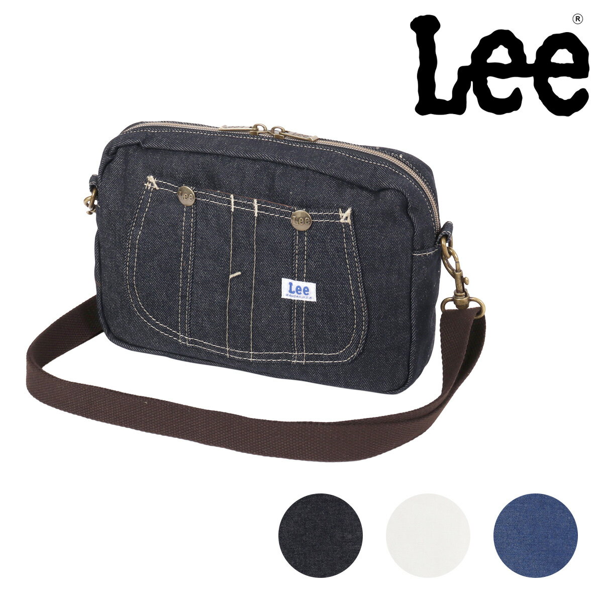 Rakuten - Lee ショルダーバッグ デニム調 メンズ レディース 320-5023 Kate リー ジーンズ ミニショルダー 斜め掛け