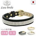 リュクスバーディ 首輪 犬用 Sサイズ 小型犬 日本製 本革 Luxebirdie 9373 レーンクリスタルカラー 21サイズ | おしゃれ かわいい いぬ ...