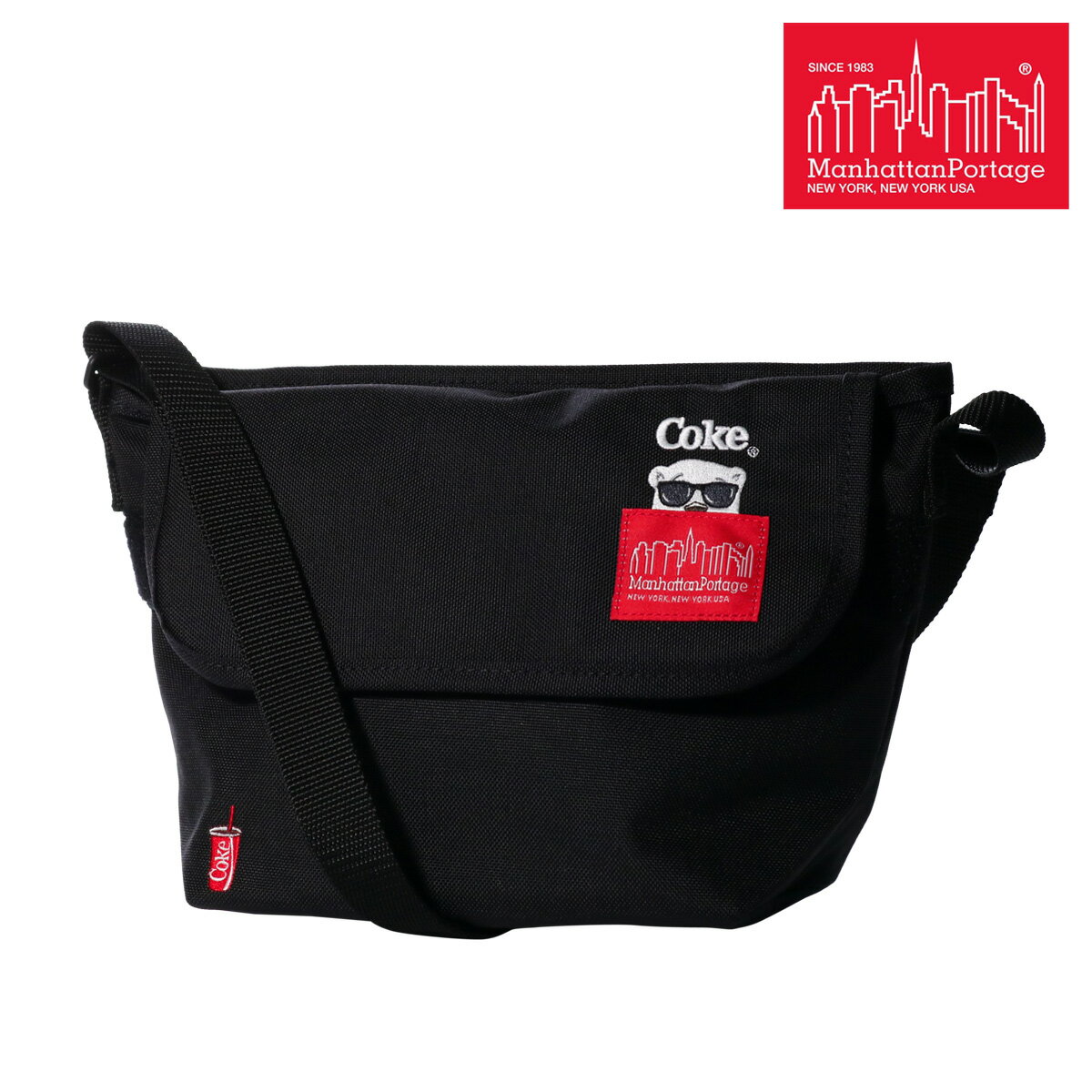 乐天商城 - Manhattan Portage マンハッタンポーテージ ショルダーバッグ Coca-Cola コカ・コーラ MP1603BPCOKE [PO10][即日発送]