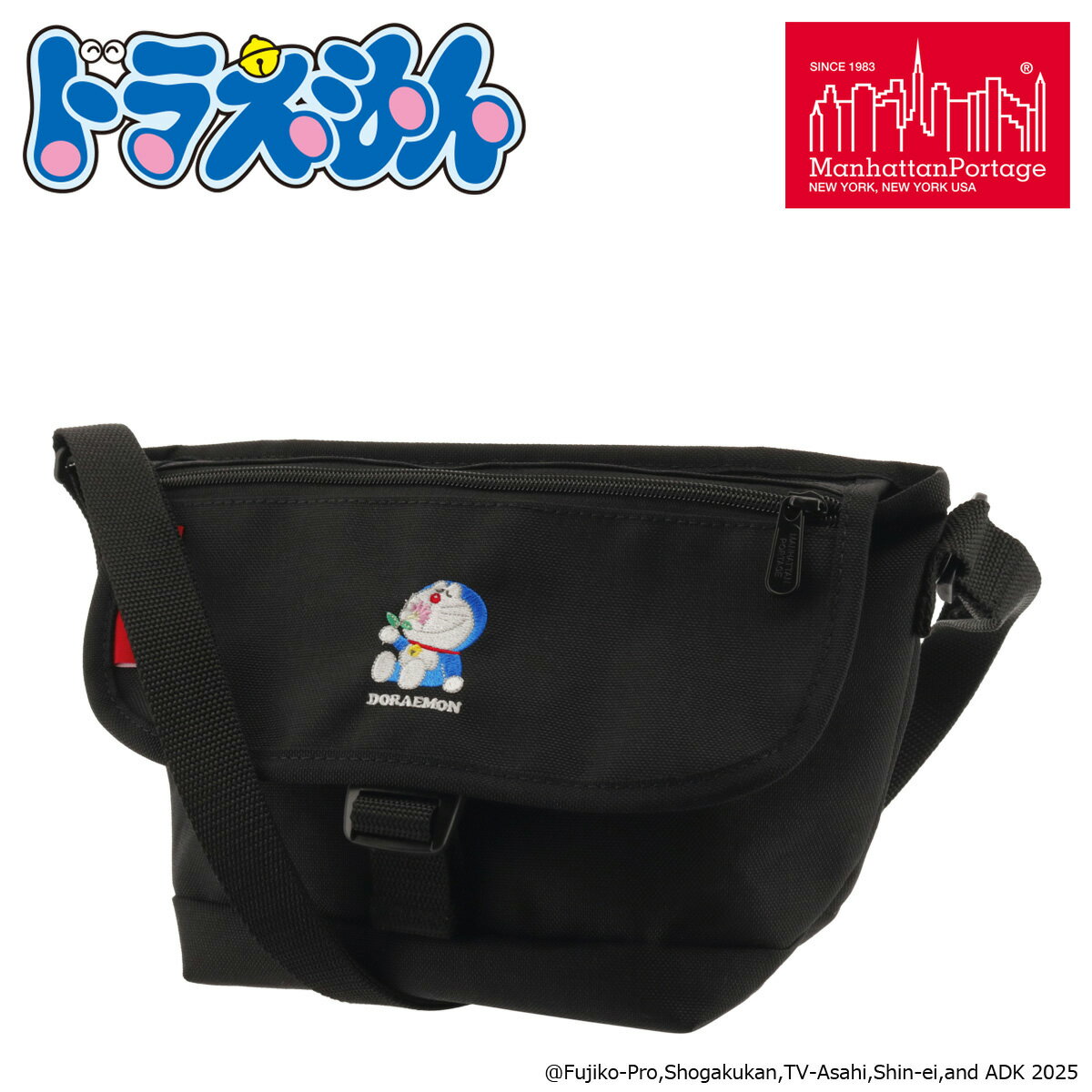 Rakuten - Manhattan Portage マンハッタンポーテージ ドラえもん ショルダーバッグ メッセンジャーバッグ MP1603FZPDORA25 斜め掛け 肩掛け 横型 [即日発送]