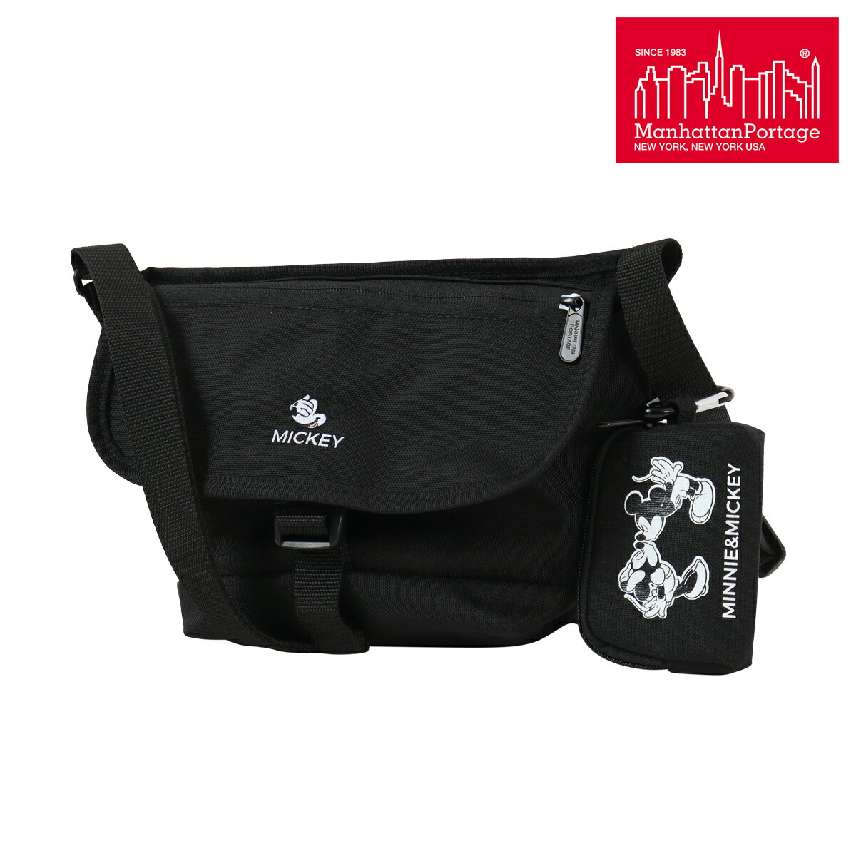 Manhattan Portage マンハッタンポーテージ メッセンジャーバッグ ミッキーマウス M ...