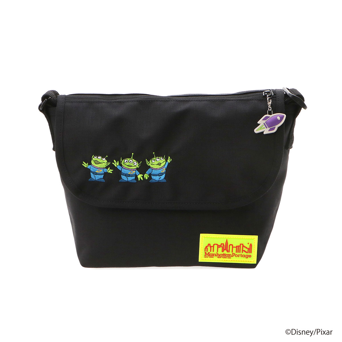 マンハッタンポーテージ トイストーリー ショルダーバッグ SM B5 メンズ レディース MP1605JRFZPMGNTTOY manhattanportage エイリアン バズ TOY STORY メッセンジャーバッグ リトルグリーンメン コラボ[即日発送] 2