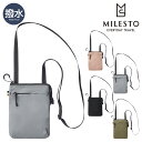 ミレスト サコッシュ ショルダーバッグ トロット レディース メンズ MLS884 MILESTO TROT|撥水 防水 軽量 スマホショルダー 縦型 タテ型 ...