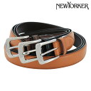 ニューヨーカー ベルト メンズ NY-8080119 日本製 NEWYORKER | ピンタイプ ビジネス カジュアル フォーマル 牛革 本革 レザー [PO1...