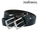 ニューヨーカー ベルト メンズ NY-8080219 日本製 NEWYORKER | ピンタイプ ビジネス カジュアル フォーマル 牛革 本革 レザー [PO1...