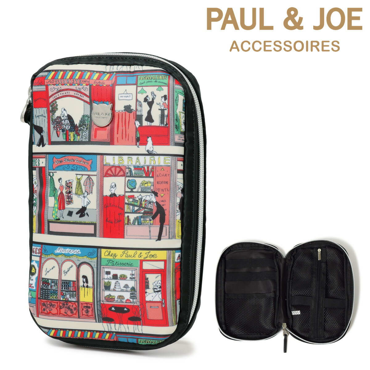 ポールアンドジョー アクセソワ ガジェットケース パリジェンヌ レディース PJA-P694 PAUL&JOE ACCESSOIRES マルチケース ポーチ 旅行