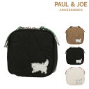 ポールアンドジョーアクセソワ スクエアポーチ レディース キルティング PJA-P1091 PAUL&JOE ACCESSOIRES 猫 ワッペン 刺繍(4)