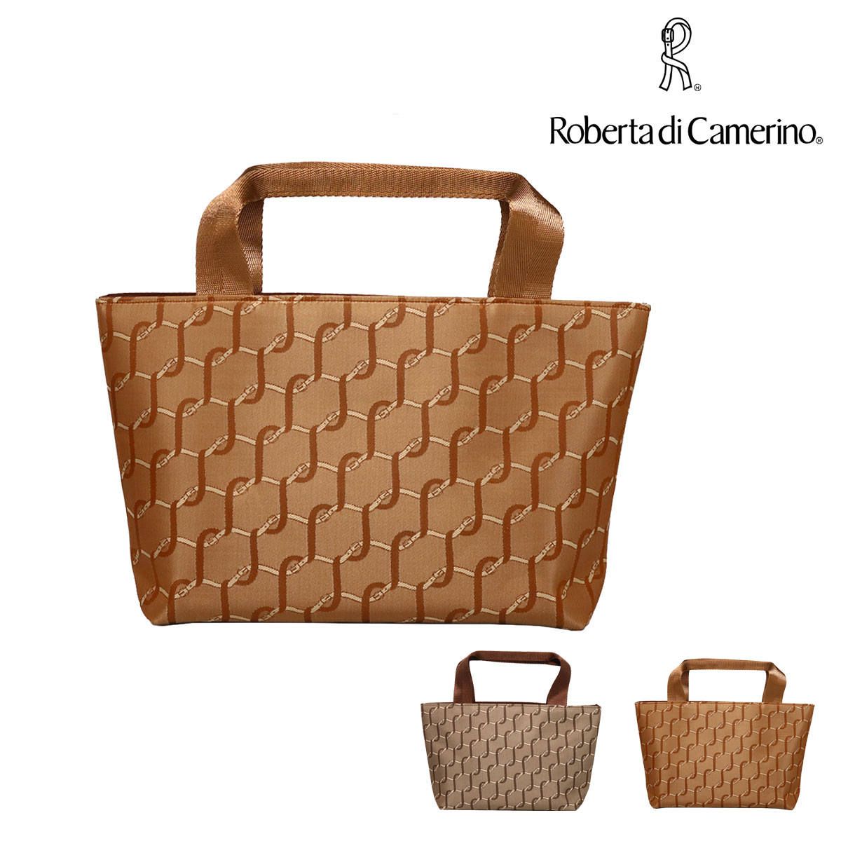Roberta Camerino - ロベルタ ディ カメリーノ ハンドバッグ トートバッグ レディース RBT910 Roberta di Camerino モノグラム 小さめ[即日発送]