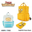 【全品10倍｜期間限定】アドベンチャー タイム Adventure Time リュック HAP0103 ハピタス 旅行バッグ 折りたたみ キャリーオン トラベル 旅行 ユニセックス