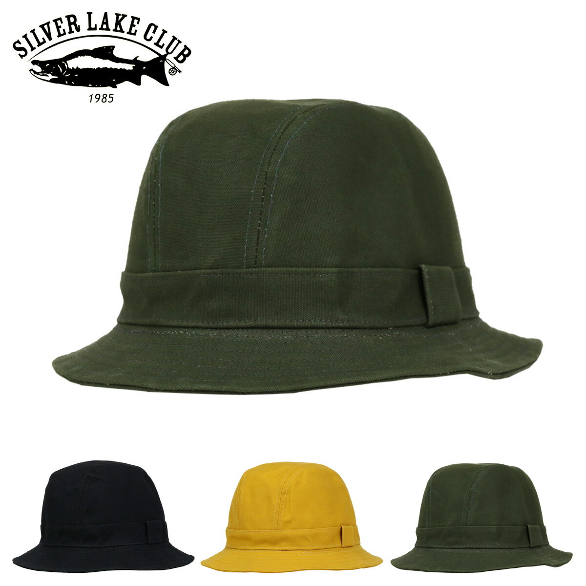 シルバーレイククラブ ハット 風船型 日本製 9号帆布 メンズ レディース SILVER LAKE CLUB | 帽子 防水性 通気性 当社限定 別注モデル[暑...