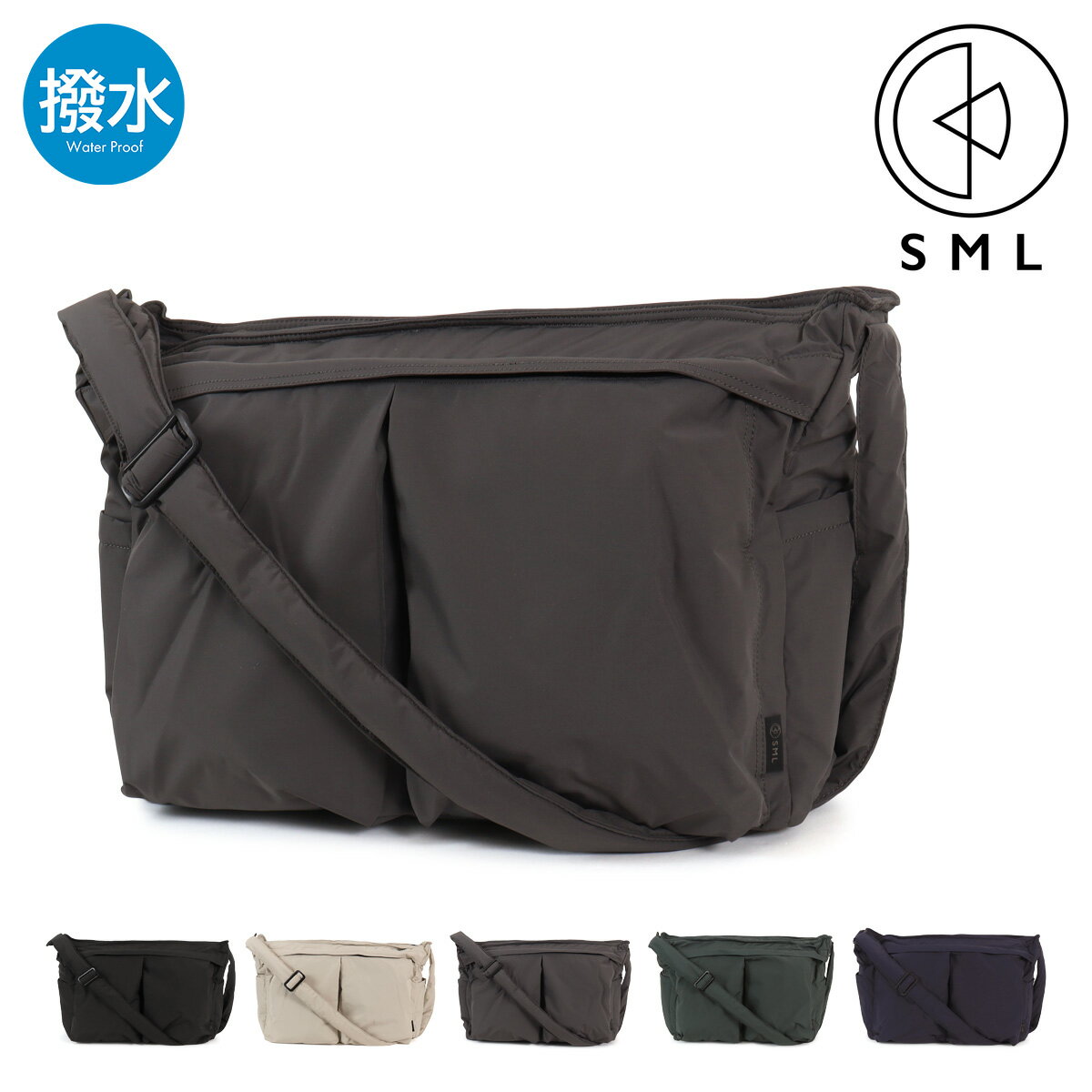 Rakuten - SML ショルダーバッグ 撥水 軽量 防汚 メンズ レディース K904095 JUDE ユダ エスエムエル 大きめ 大容量 ジム 旅行 アウトドア[即日発送]