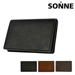 ゾンネ 【全品10倍｜4/14 20時～期間限定】ゾンネ 名刺入れ シャーフ メンズ SOS004A SONNE カードケース 本革 レザー 羊革[PO10]