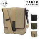 タケオキクチ ショルダーバッグ メンズ クラプトン125101 TAKEO KIKUCHI | 本革 レザー