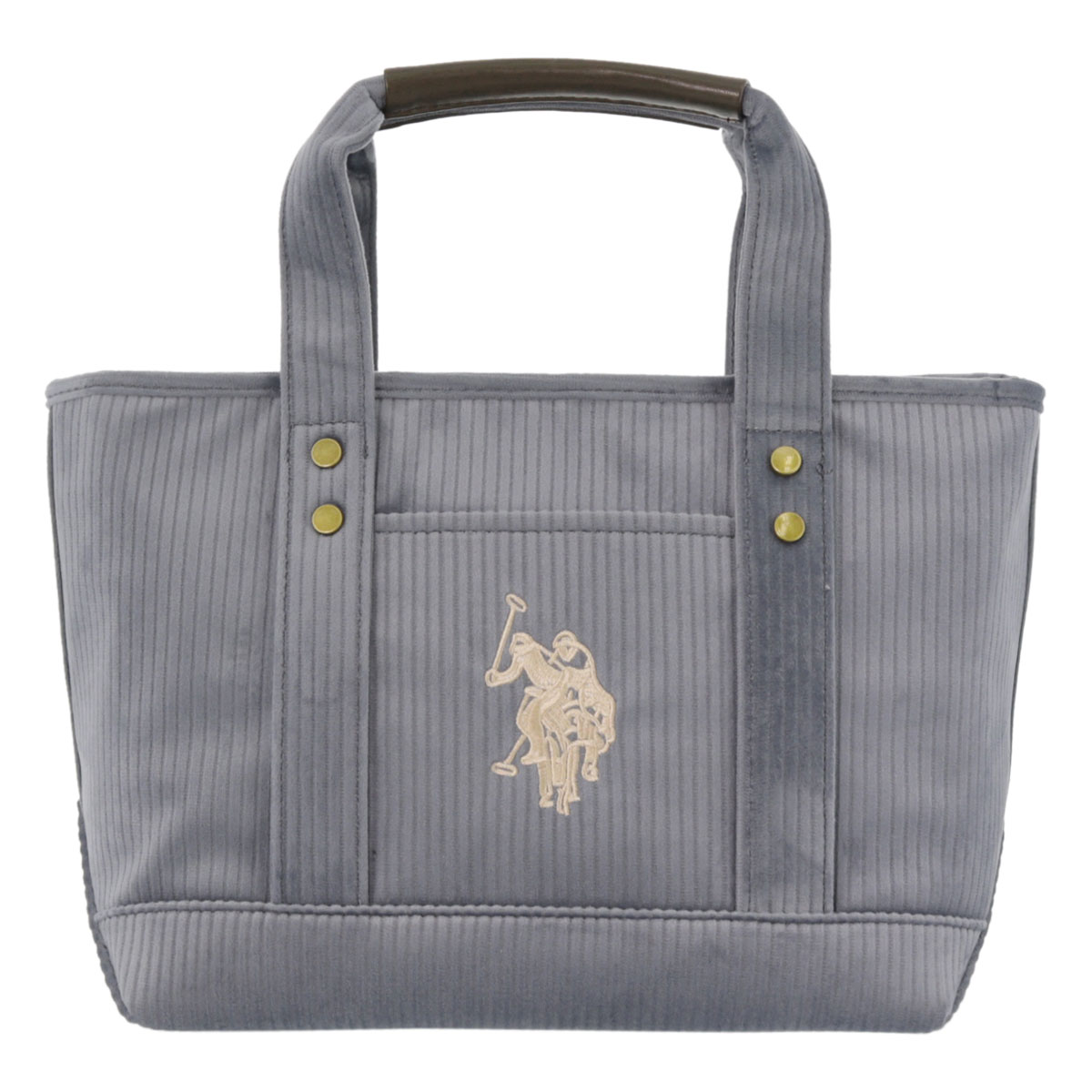 ユーエスポロ アッスン トートバッグ コーデュロイ レディース メンズ USPA-2536 USポロ U.S. POLO ASSN. | ミニ ファスナー付き[PO10][即日発送]