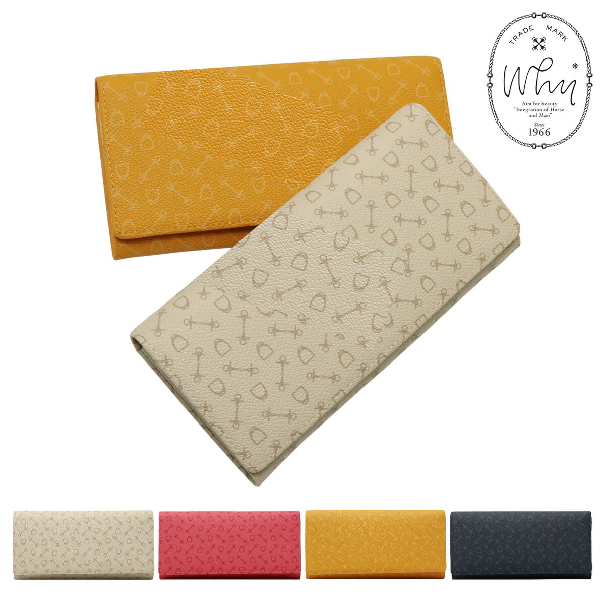 Rakuten - ホワイ 長財布 かぶせ HSC コインハーネス SLG レディース 810730 Why | 馬蹄 エンボス 型押し[即日発送]