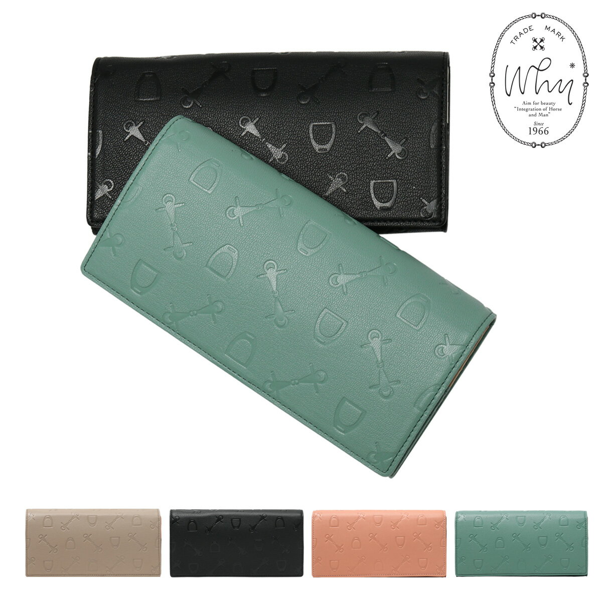 乐天商城 - ホワイ 長財布 かぶせ 本革 ハーネスシェードエンボスレザー SLG レディース 819800 Why | エンボス 山羊革 レザー バイカラー[即日発送]