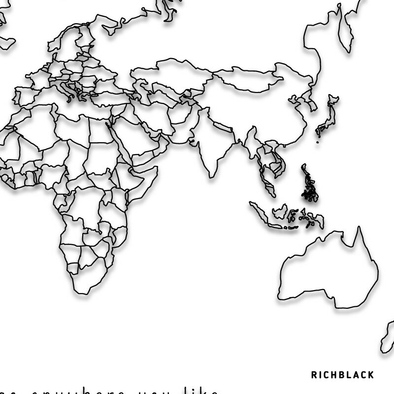 クリアポスター 世界地図 A4地図 抽象画 線画 北欧 北欧風 北欧インテリア 壁掛け 北欧テイスト モノトーン シンプル フレーム ナチュラル インテリア アート ポスター 子供部屋 知育 男前インテリア カフェ かっこいい おしゃれ シンプル