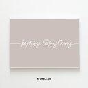 Merry Christmas ラインアート ポスター A4 全5色クリスマス 韓国 韓国風 北欧 玄関 ウェルカム カフェ風 インテリア 線画 一筆書き 抽象...