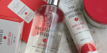 SCOTTISH FINE SOAPS（スコティッシュファインソープ）PINK GRAPEFRUIT&ARGAN OIL（ピンクグレープフルーツ＆アルガンオイル）シリーズ【ソープ（固形石鹸）】