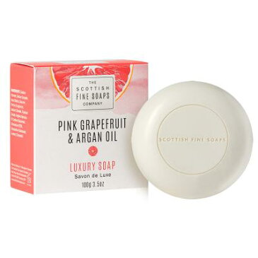 SCOTTISH FINE SOAPS（スコティッシュファインソープ）PINK GRAPEFRUIT&ARGAN OIL（ピンクグレープフルーツ＆アルガンオイル）シリーズ【ソープ（固形石鹸）】