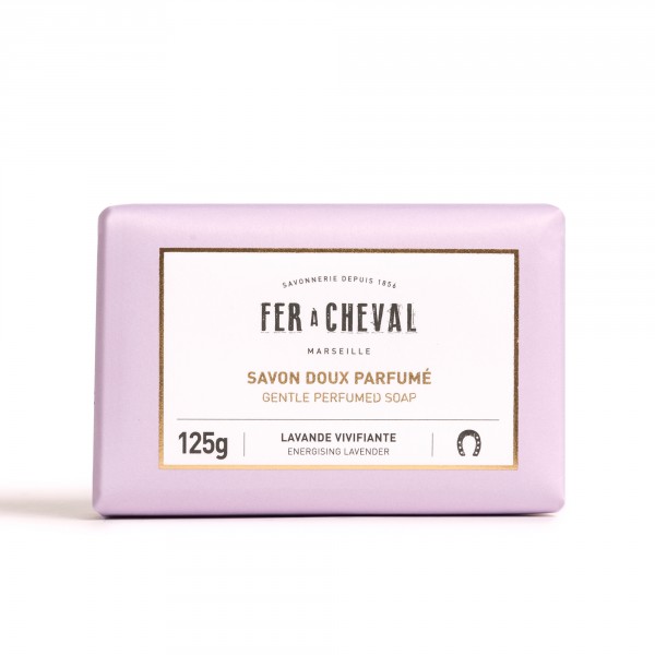 FER A CHEVAL（フェールシュヴァル） フレグランスマルセイユソープ【エナジャイジングラベンダー】フランス製 固形石鹸 固形石けん 固形せっけん 固形ソープ 手洗い 天然成分 植物性 シアバター アルガンオイル スイートアーモンドオイル ナチュラル素材 安全 安心