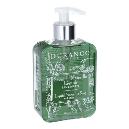 DURANCE（デュランス） マルセイユリキッドソープ【オリーブ】フランス製 液体石鹸 液体ソープ 液体せっけん 液体石けん 手洗い 洗面所 おしゃれ お洒落 ヨーロッパ 天然成分 安全 安心 敏感肌 子供 こども ポンプタイプ ハンドソープ ハンドウォッシュのサムネイル