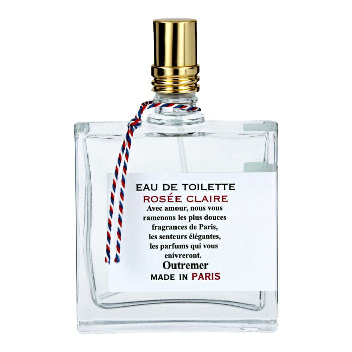アロマリン Made in Paris（メイドインパリ）フレグランスオードトワレ 50ml【ロゼ クレール】フランス製 香水 L'Aromarine グラース 調香師 トリコロールカラー シンプル ヨーロッパ 輸入 海外 プレゼント ギフト 贈り物 携帯 持ち運び プチギフトのサムネイル