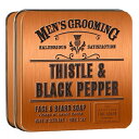 SCOTTISH FINE SOAPS(スコティッシュファインソープ)Men's Grooming(メンズグルーミング)【フェイス用ソープ(シスル&ブラックペッ...