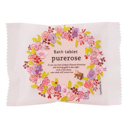 SUNHERB（サンハーブ） バスタブレット【ピュアローズ】GPP グローバルプロダクトプランニング 入浴剤 プチギフト 香り 子供 こども キッズ イベント 配布 ノベルティ