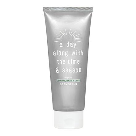 a day(ア デイ)ボディスクラブ【レモングラス&ライム】ボディースクラブ 角質取り ボディソープ ボディケア マッサージ 浴室 お風呂 低刺激 弱酸性 ミネ...