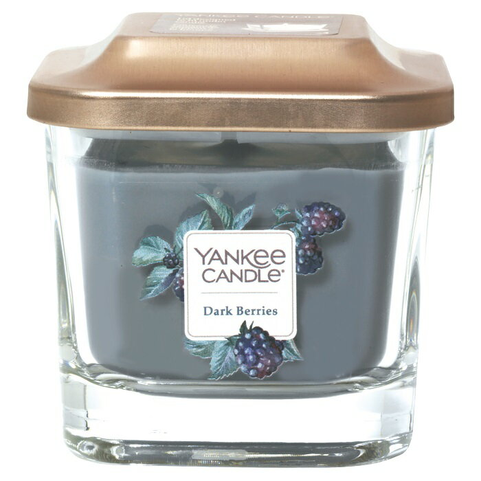 YANKEE CANDLE（ヤンキーキャンドル）アロマキャンドル エレベーションジャーS【ダークベリーズ】アメリカ製 フレグランスキャンドル シンプル シック グラス入り 大人 雰囲気 深み 奥行き 香り アロマ 高級感 人気 女性 男性 ギフト プレゼント 贈り物のサムネイル