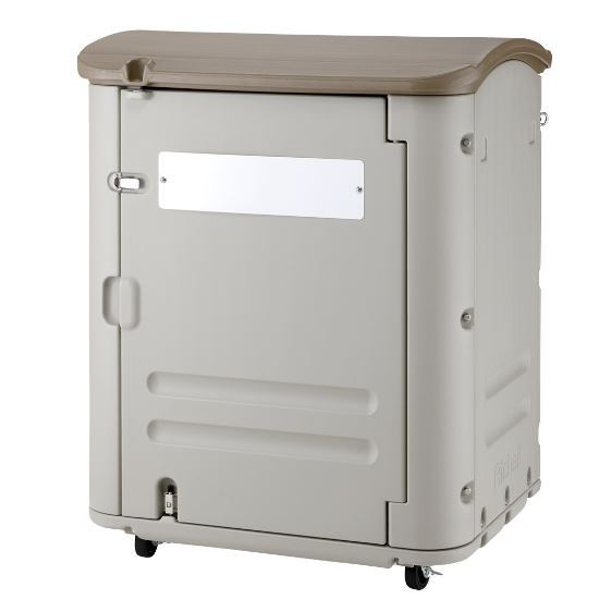 ワイドストレージ 400(キャスター付き)リッチェル Richell 丈夫でサビないプラスチック製だから屋外でも安心の大型保管庫。 [3]