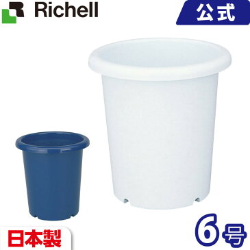 【期間限定ポイント5倍】リッチェル Richell 長鉢 6号