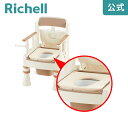 【全品MAX20%OFFクーポン】【公式直営】やわらか便座B(ダンパー付)リッチェル Richell 取り換え用 部品 パーツ 交換