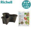 【15%OFFクーポン!◆LINE友達登録限定】【公式直営】ハーベリーポット 43型&いちごの土セットリッチェル ガーデニング 大型 プランター 植木鉢 スリット 野菜 果樹 イチゴ 花 ベランダ はじめて 屋外 国産 積み重ね 立体花壇 立体栽培 タワー クロレラ 赤玉土