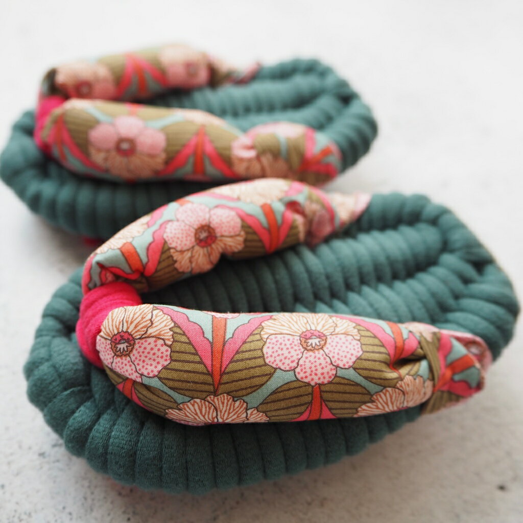 pr117＿あしなか（約13cm）　　　布ぞうり　布草履　足半　あしなか　プレゼント　ギフト　スリッパ　室内履き　リバティ　男女兼用　ハンドメイド　手作り　わらじ　健康　洗える　リラックス　母の日　父の日　敬老の日　おしゃれ　かわいい　シェブロン